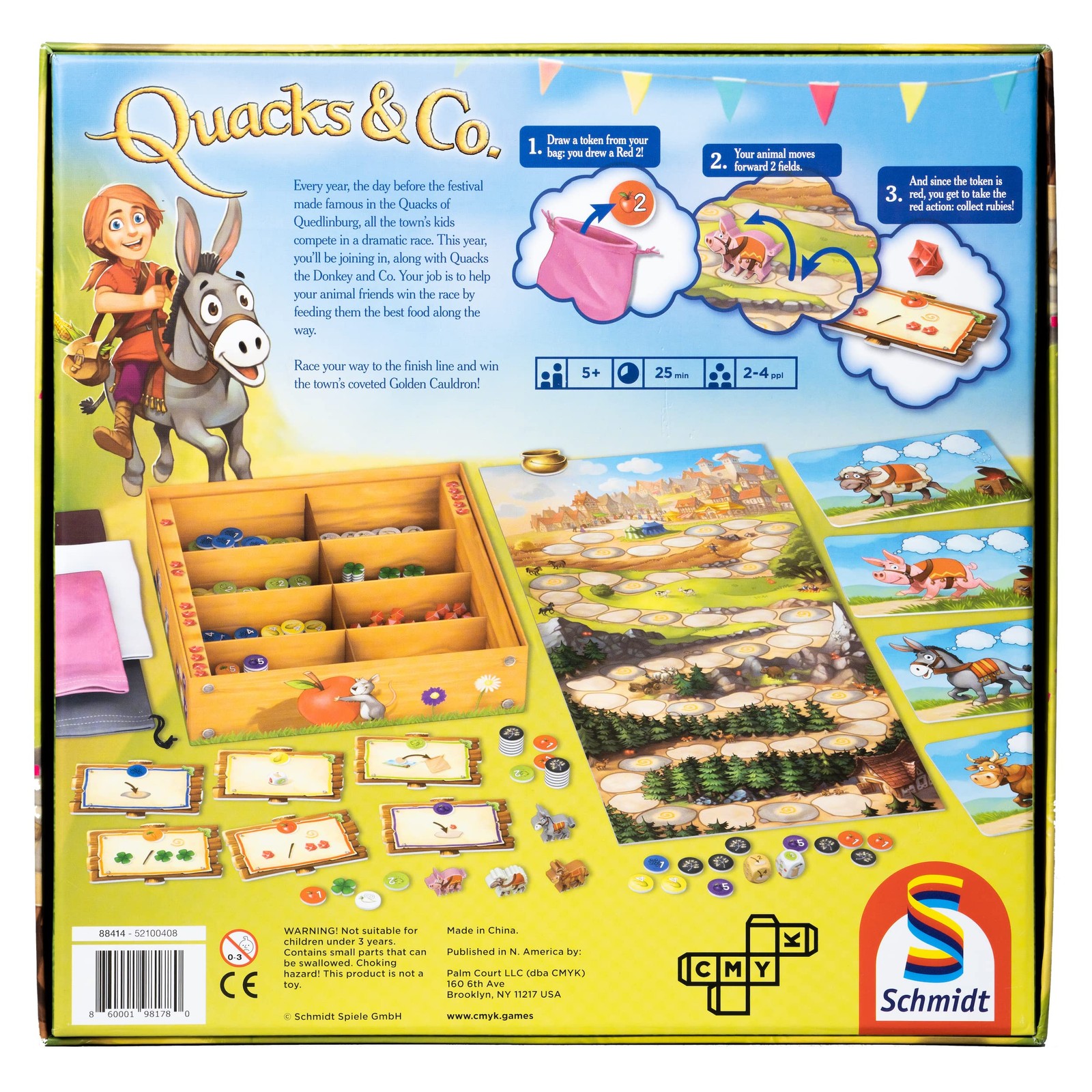 CMYK Quacks and Co. – A Kid Friendly Compact (0.21 cubic feet), Multicolor