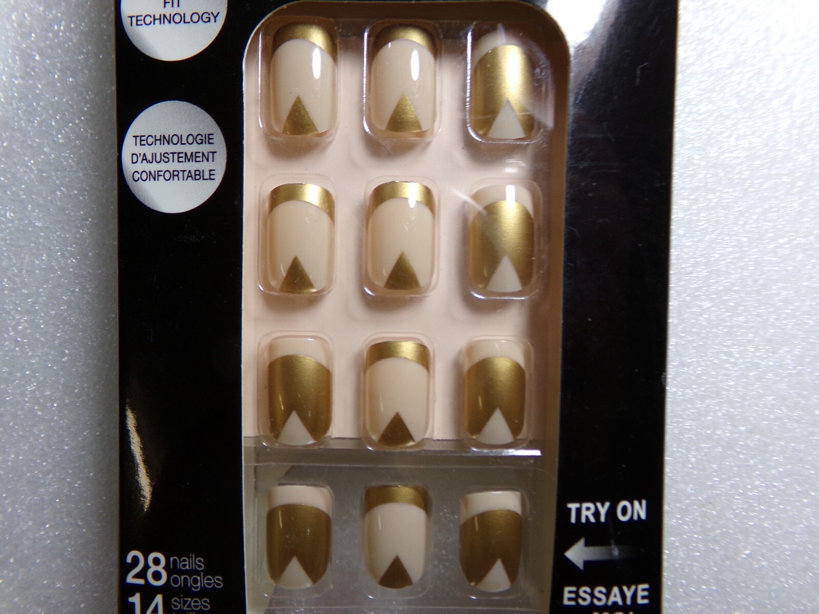 Sensational Salon Nails Manicure Easy Pre-Glued Nails ~ Pick Your Style~NEW