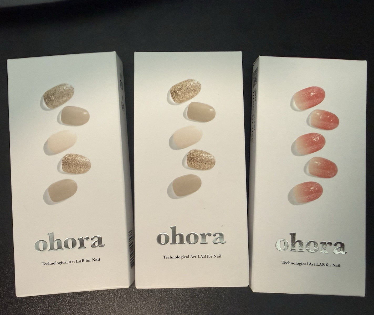 Ohora gel Nail Set of 3