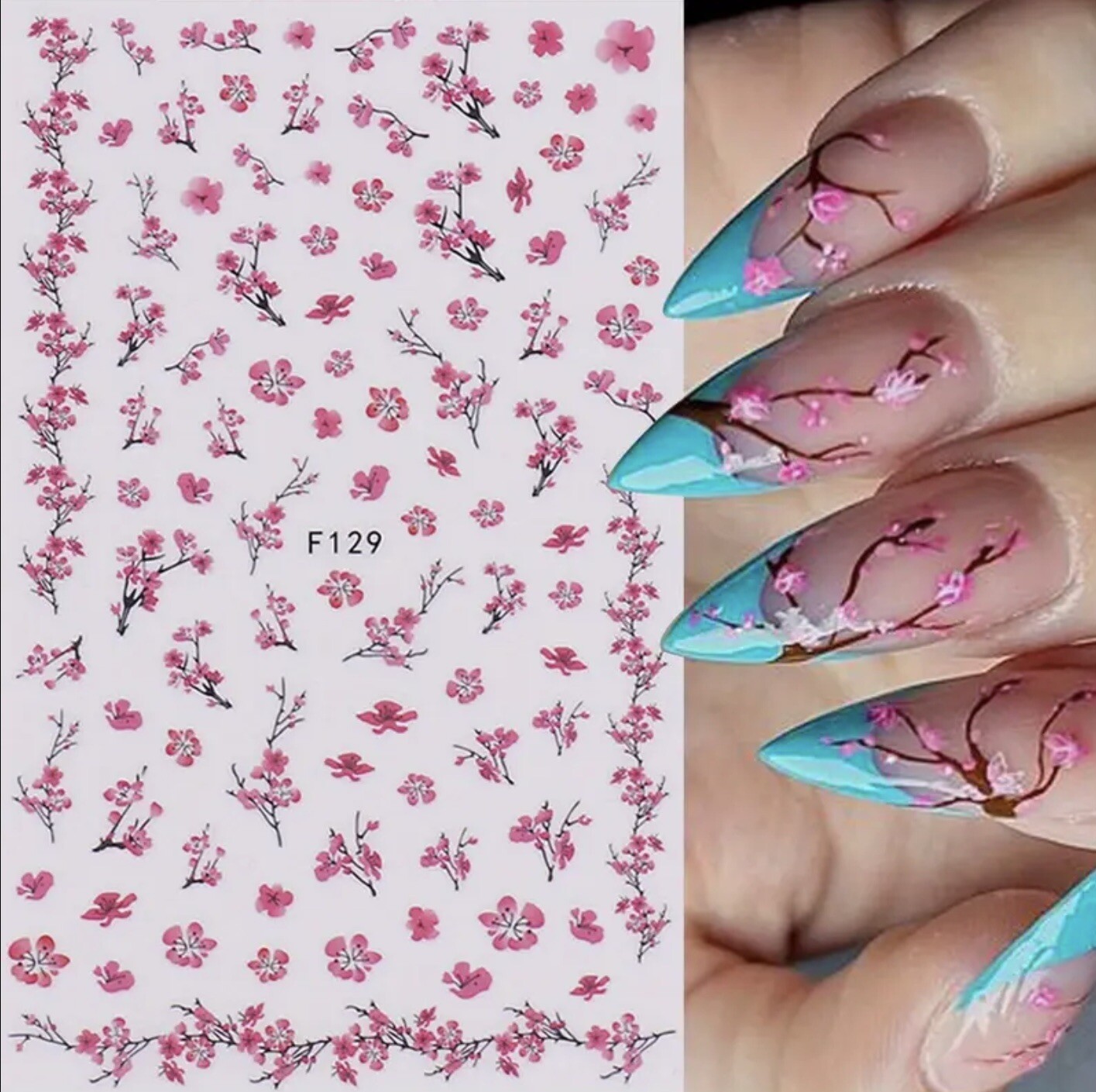 Cherry Blossom Nail Art Decor/Stickers