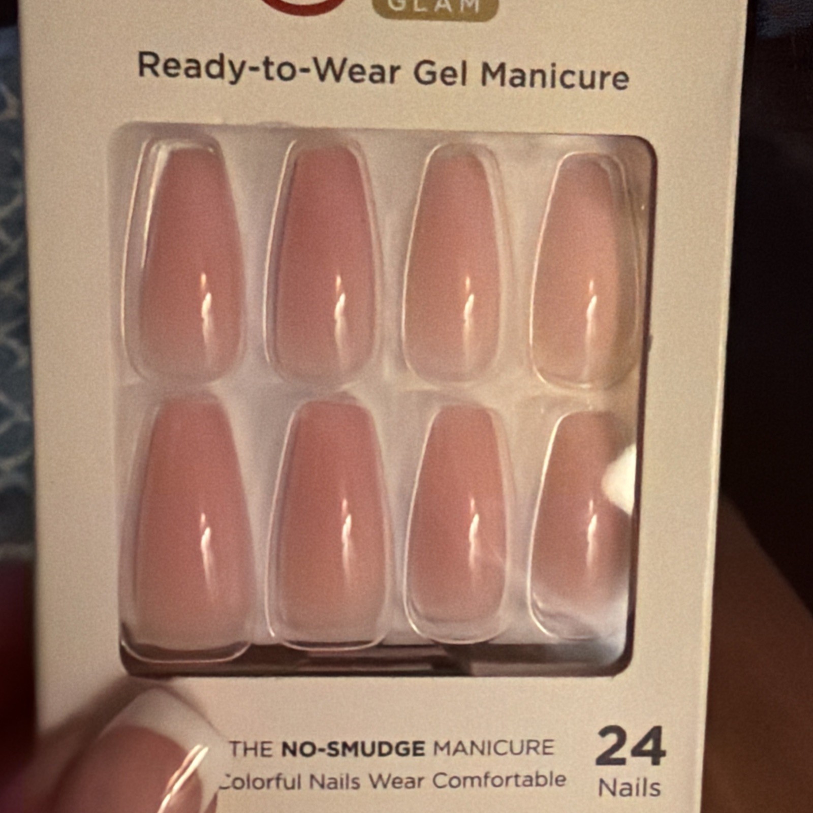 Lot of 5 Kiss Press On Manicure Nails 24- 30 Count ea pack (120)
