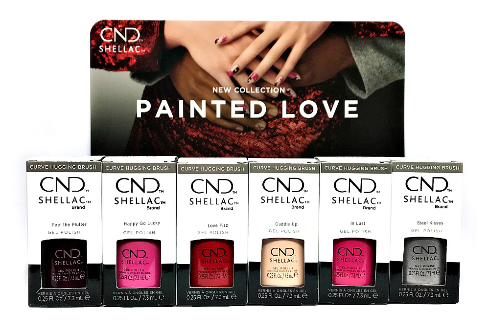 Cnd Shellac Gel Polish PAINTED LOVE Winter 2022 Collection .25oz/7.3ml Pick Any