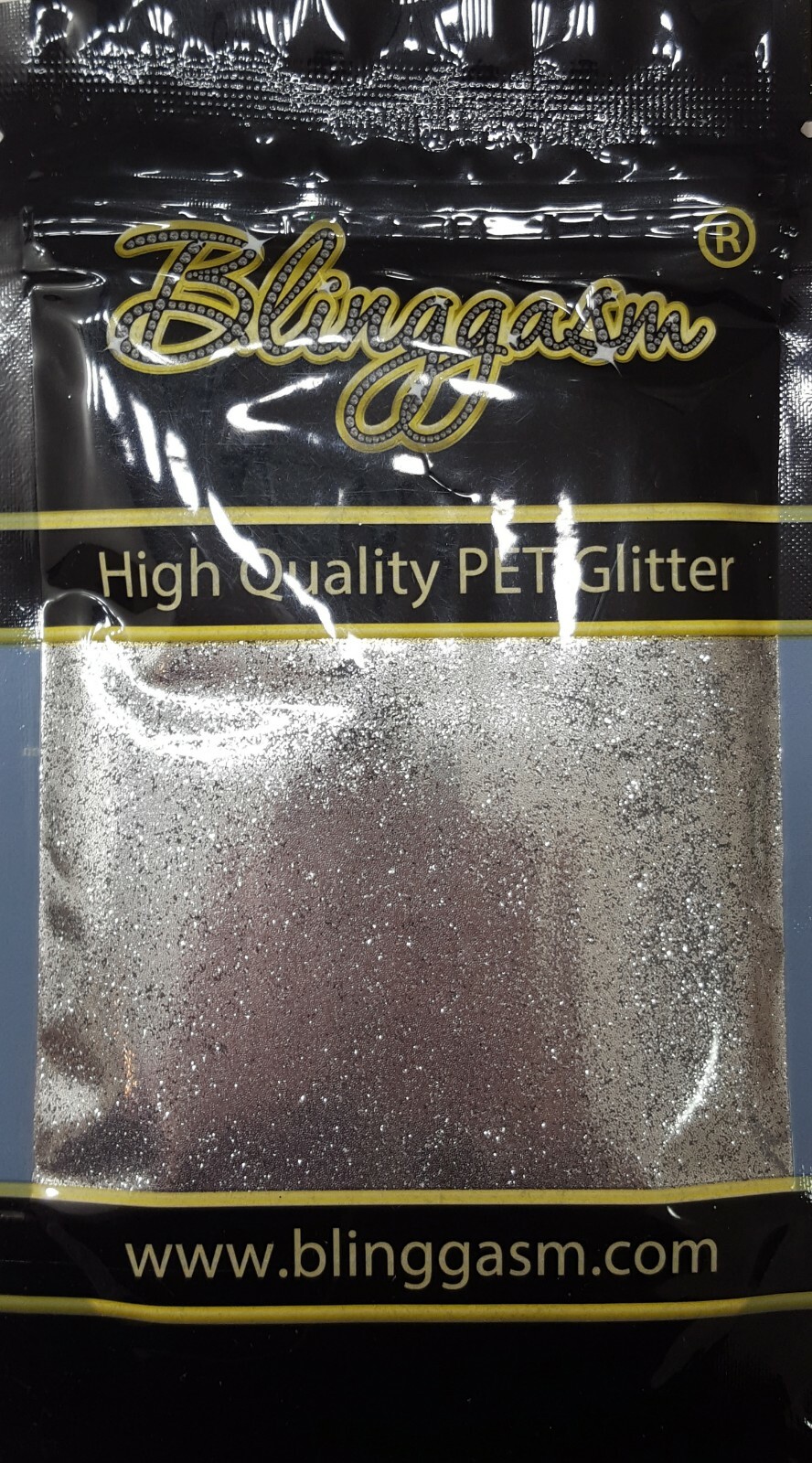 METALLIC SOLVENT RESISTANT GLITTER 3.5 OZ BY WEIGHT #1 BO10023U SILVER