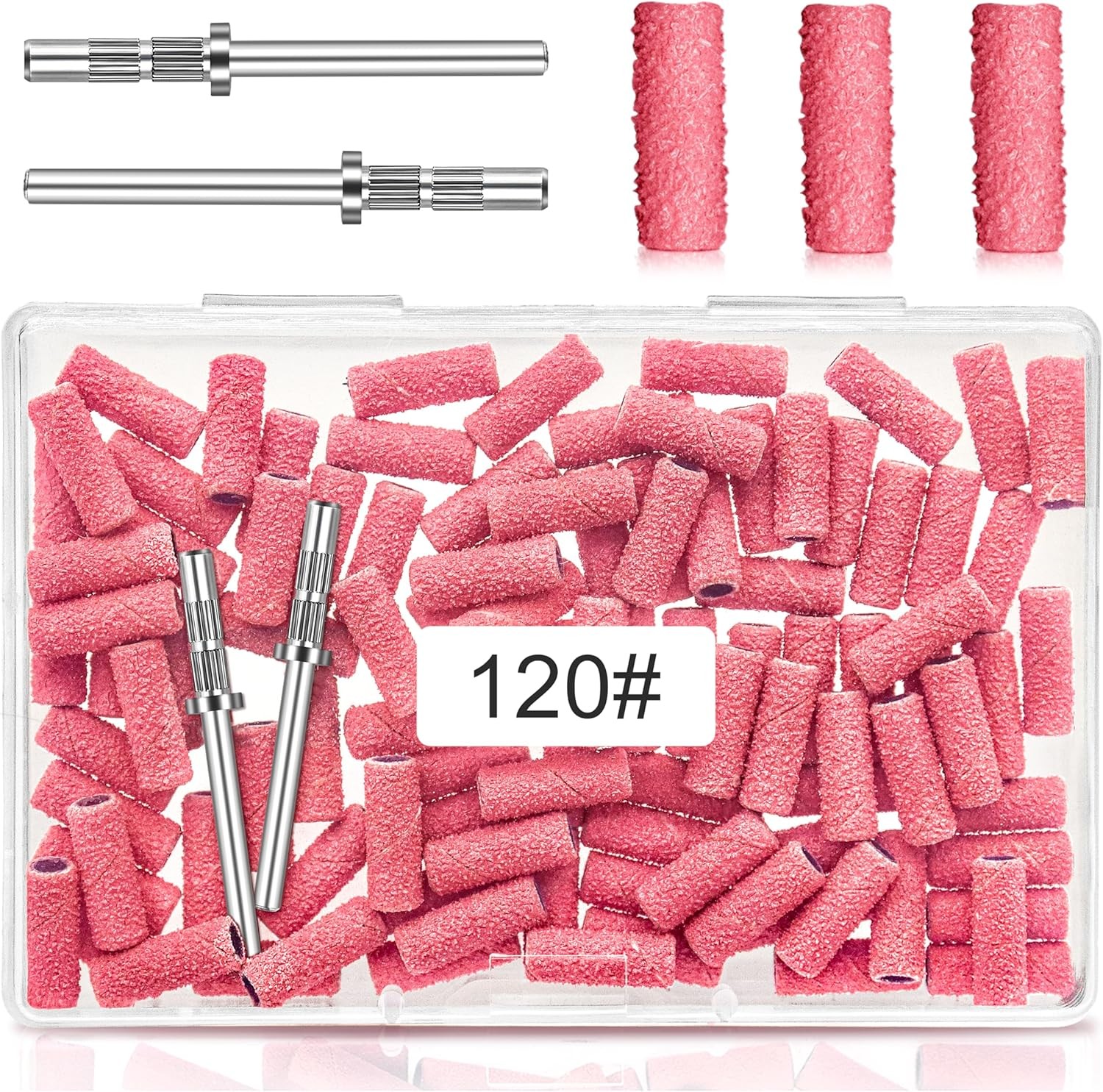 150 Grit Mini Sanding Bands for Nail Drill Bit -, 3.1 MM Small Sanding
