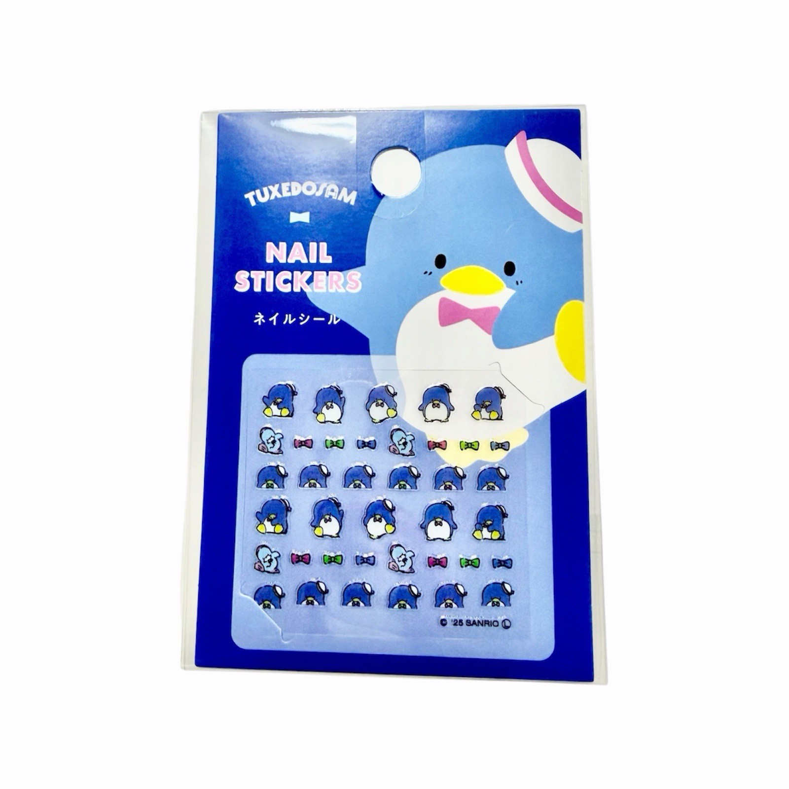 Sanrio Character Nail Stickers 3 Pack Tuxedosam Hangyodon Pompompurin