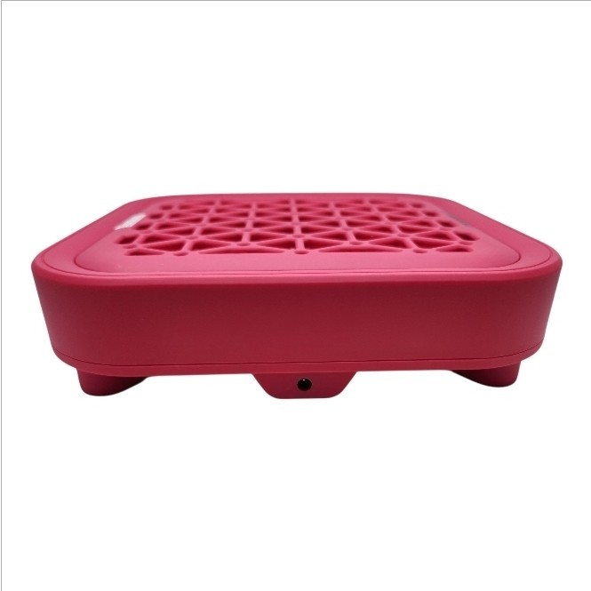 KmaxShip Nail Dust Collector 4500RPM Vacuum Strong Suction Salon Desktop Pink