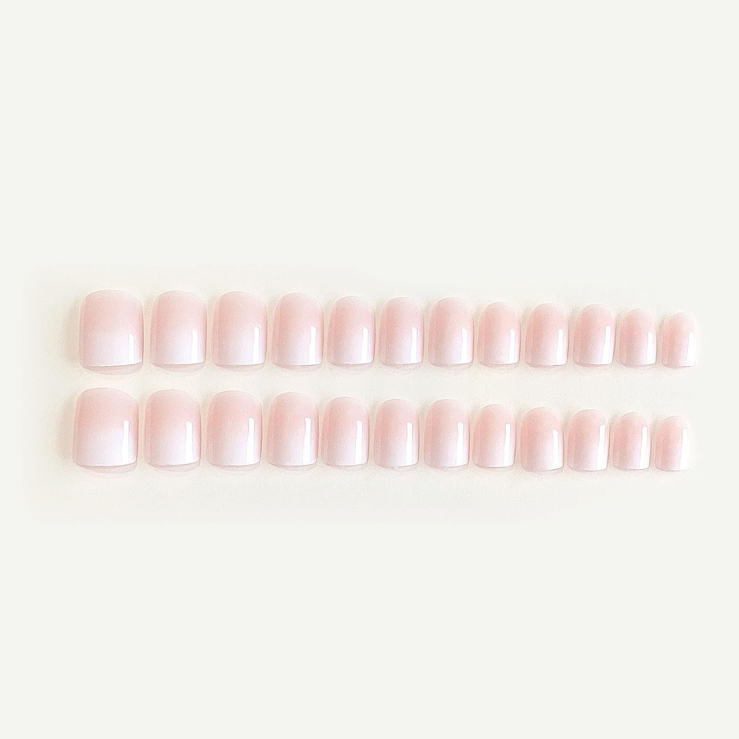24PCS Full Cover Acrylic Short Press-On Nails | Custom Fit & Easy Application