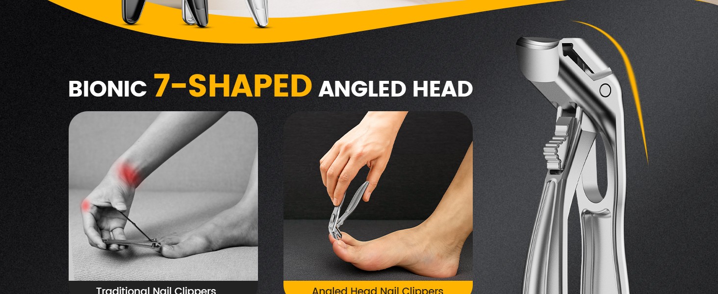 Toe Nail Clippers for Thi Nails for Seniors with Safety Lo –