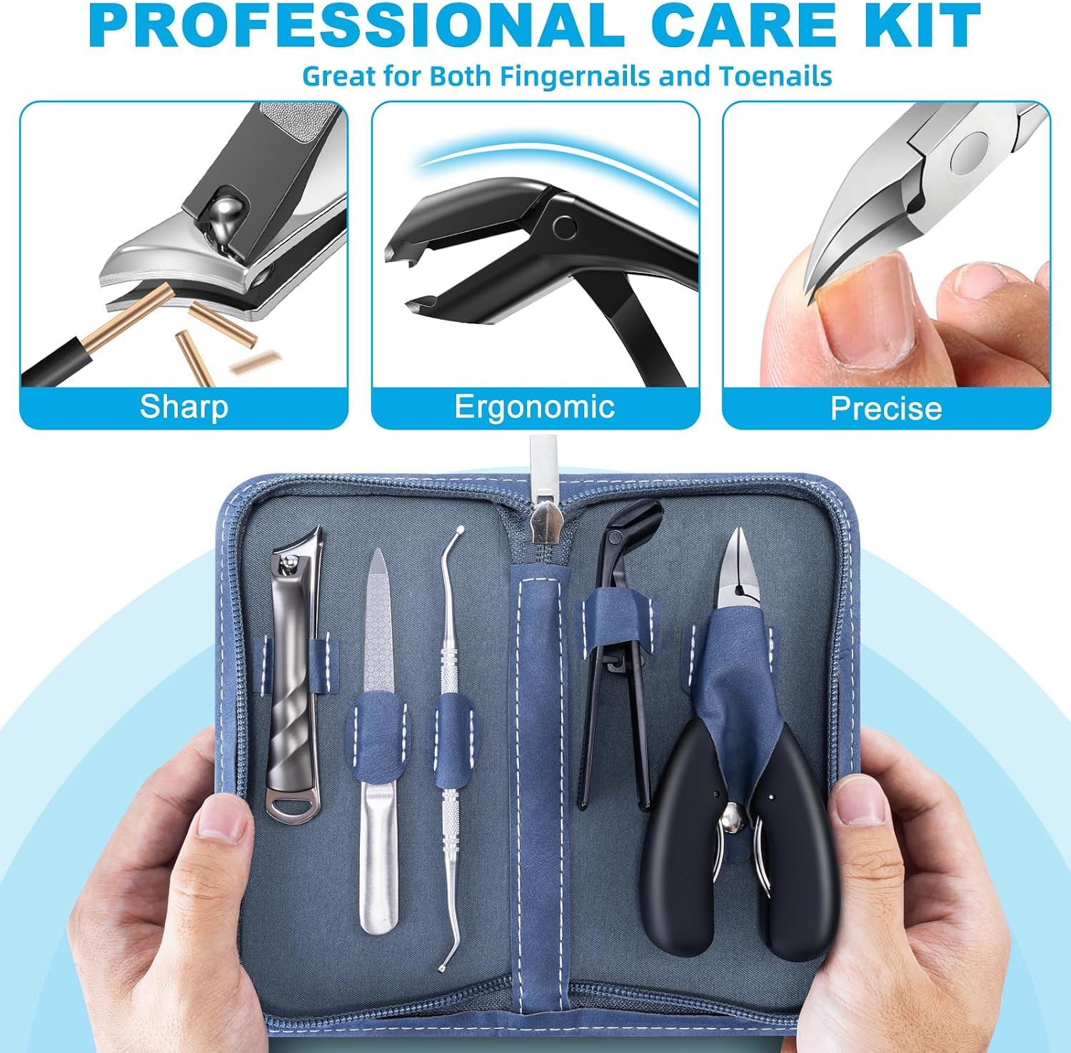 Toenail Clippers for Thick Nails, Seniors, Ingrown, Men, Women