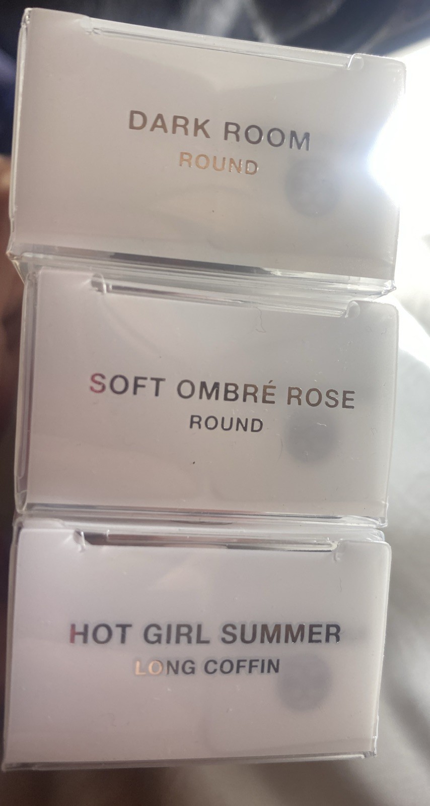 Static Nails Press On Nails 3 Sets DARK ROOM, SOFT OMBRÉ ROSE & HOT GIRL SUMMER