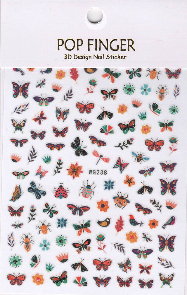Nail Art Stickers Water Decals Flowers Lace Tribal Jewels Feathers Butterfly