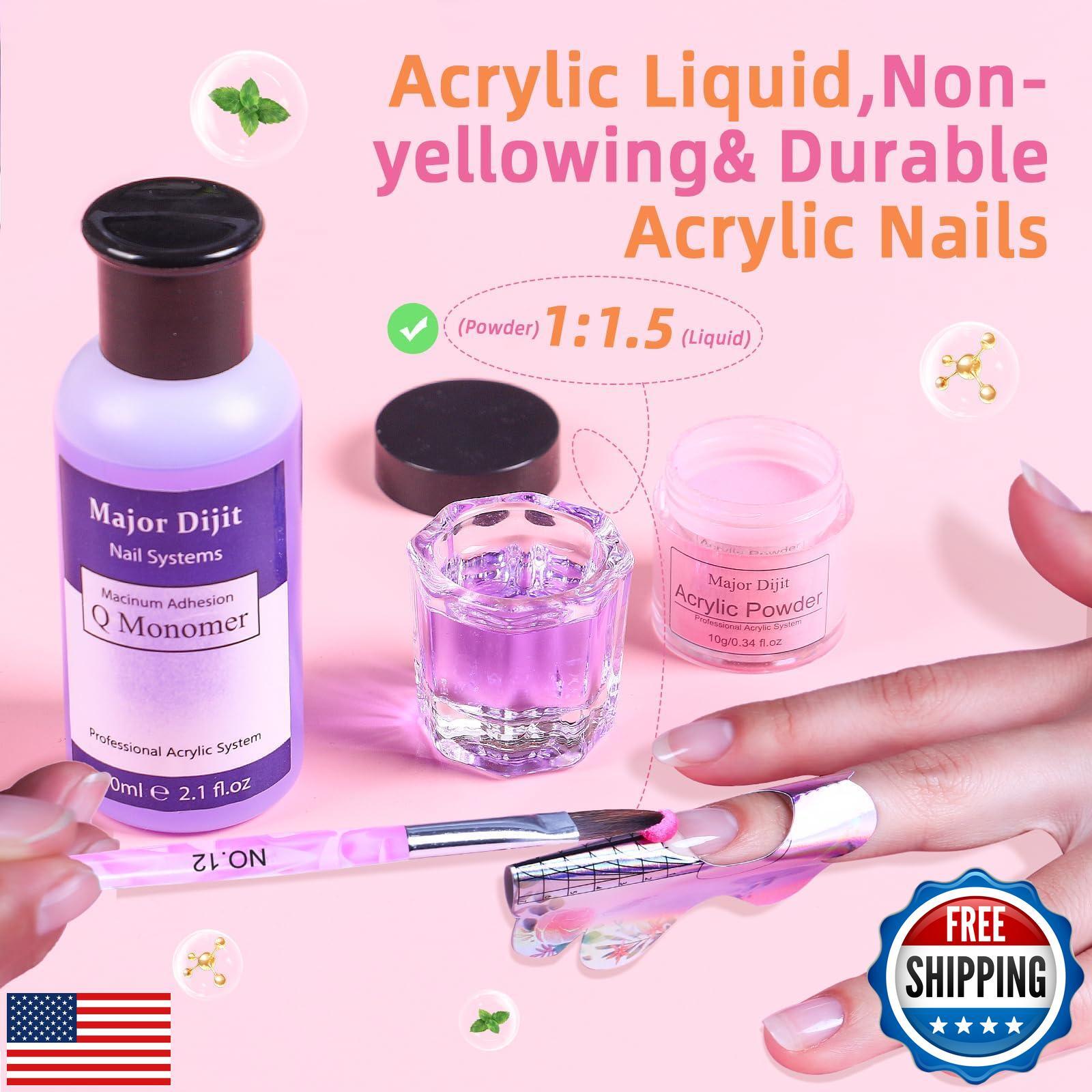Acrylic Nail Kit with Drill Set for Beginners with Everything 12 Color Acryli