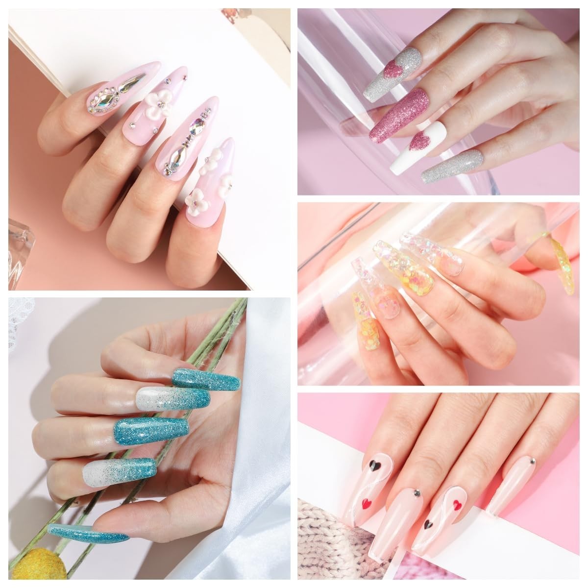 Acrylic Nail Kit for Beginners with Everything,Professional Nail Kit Acrylic Set