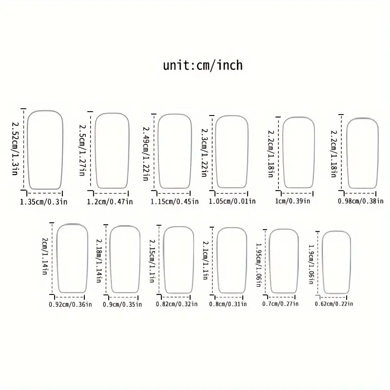 24pcs Glittering Burgundy Coffin Shaped Press-on Nails Set – Glossy, Middle