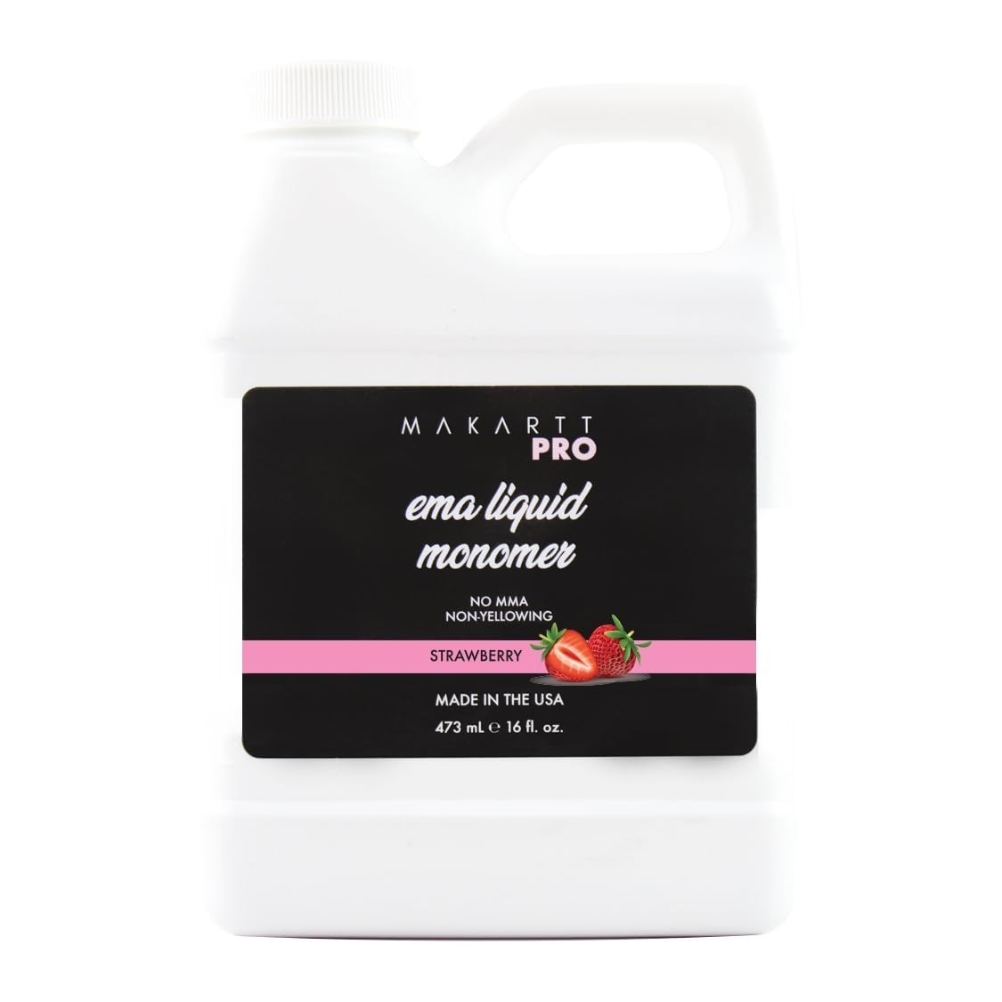 Strawberry Scented Monomer for Acrylic Nail Sets and Acrylic Nail Kit, 16oz -…