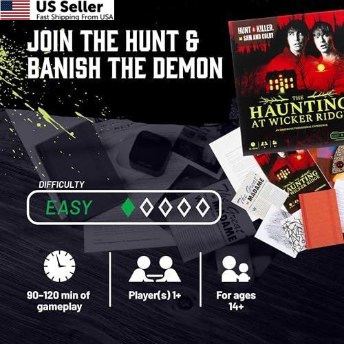 Hunt A Killer Sam and Colby The Haunting At Wicker Ridge Mystery Game FROM USA
