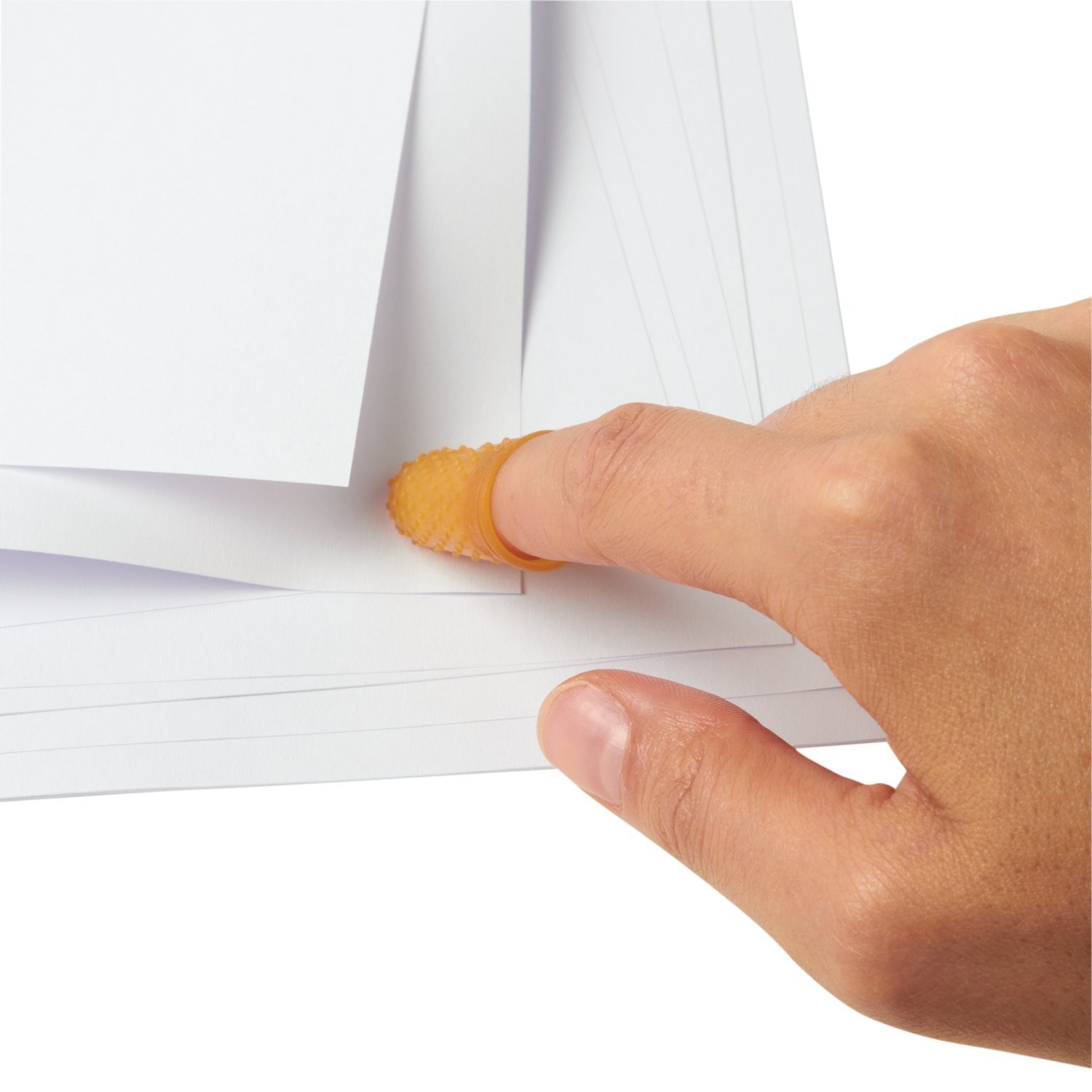 Rubber Finger Tips 12 Count Medium Size 11-1/2 Finger Cots for Paper
