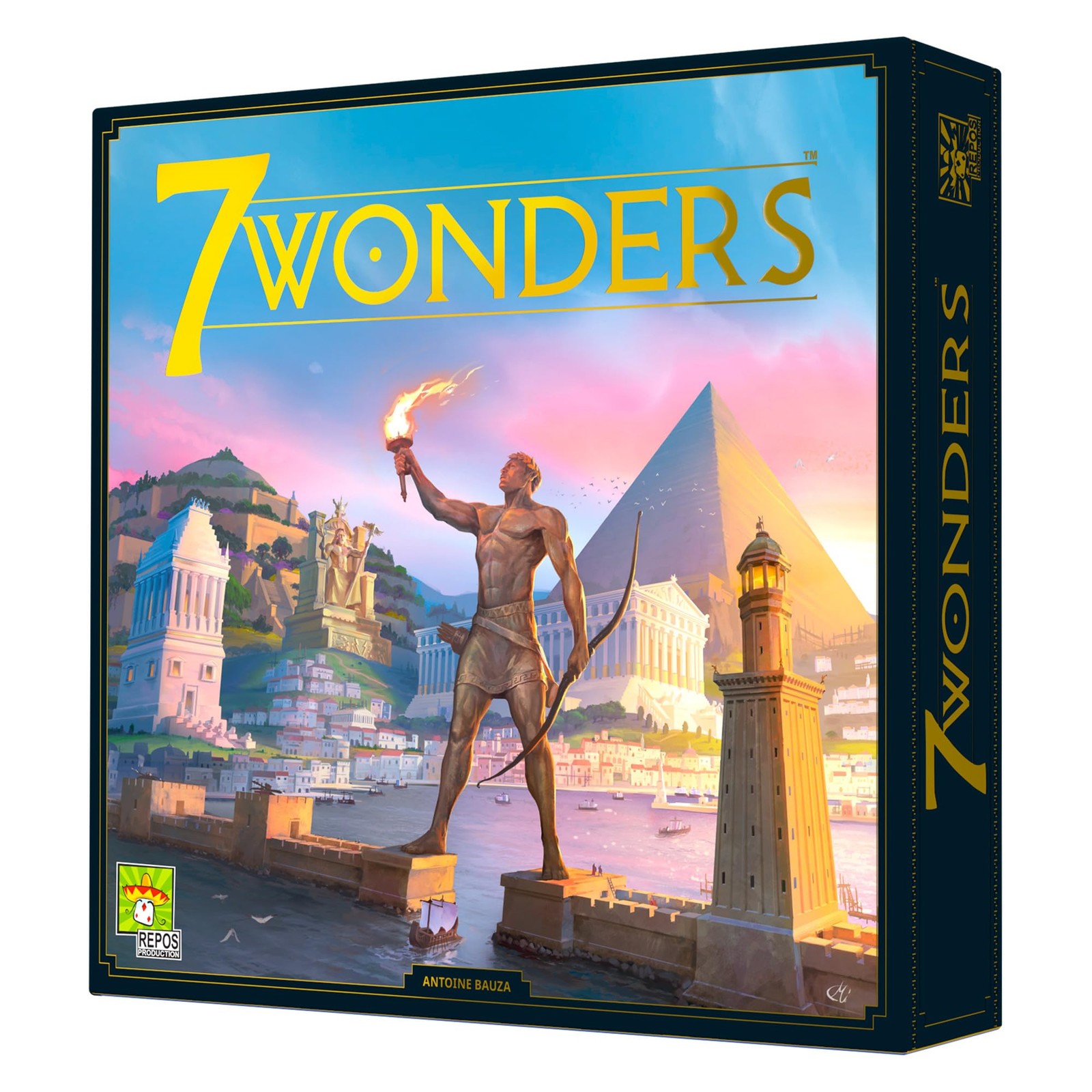 Asmodee 7 Wonders Board Game (New Edition) – Lead Your eén maat, Multicolor