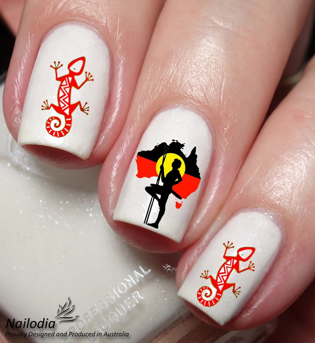Aboriginal Australia Paint Nail Art Decal Sticker Water Transfer Slider