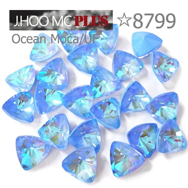 J.HOO Crystal 8799 Trillion V-Cut Fancy Rhinestones 6.1x6mm Nail Art (10pcs)