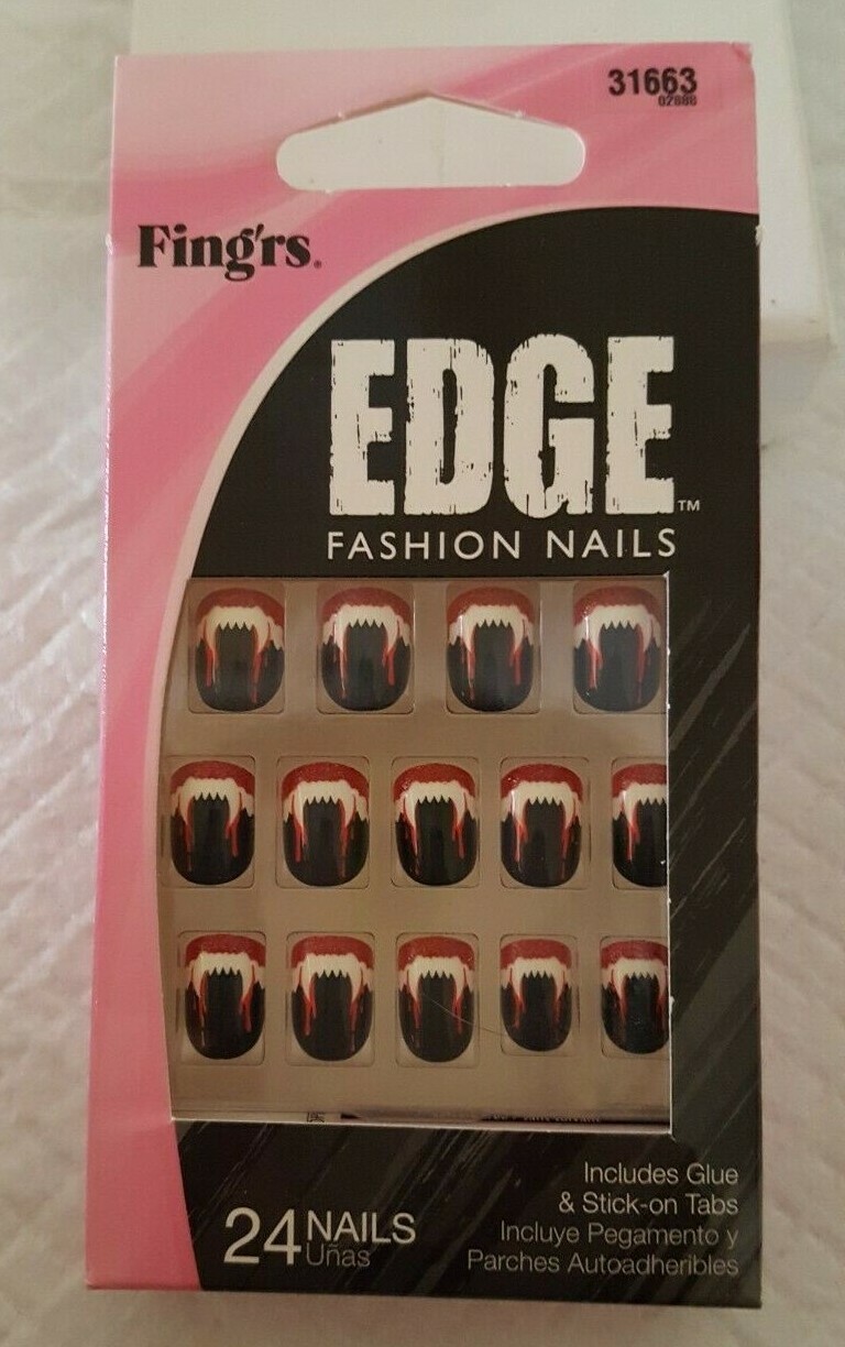 FING’RS Edge & Flirt Fashion Manicure Nails 24 ct – U Choose Style – New In Box