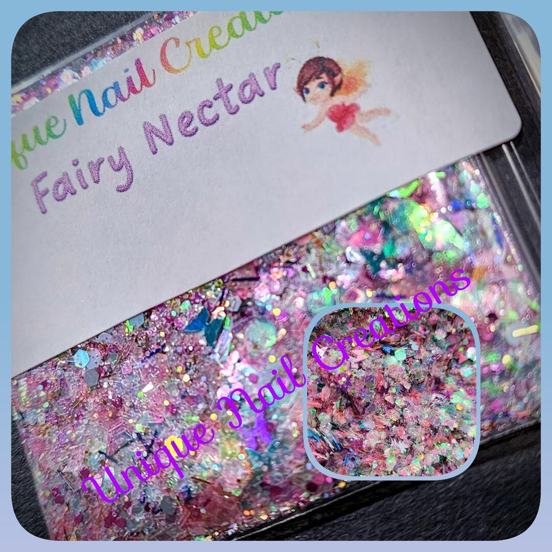 Limited Edition Glitter Mix~FAIRY NECTAR~Nail Art/Body Glitter/festival/Slime