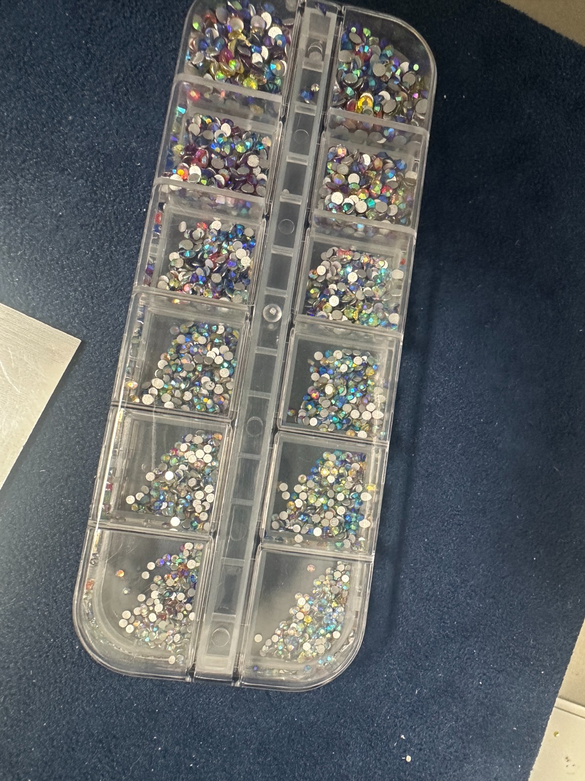 2000pcs RHINESTONES GEMS CRYSTALS NAIL ART DECOR 💖 CRAFT