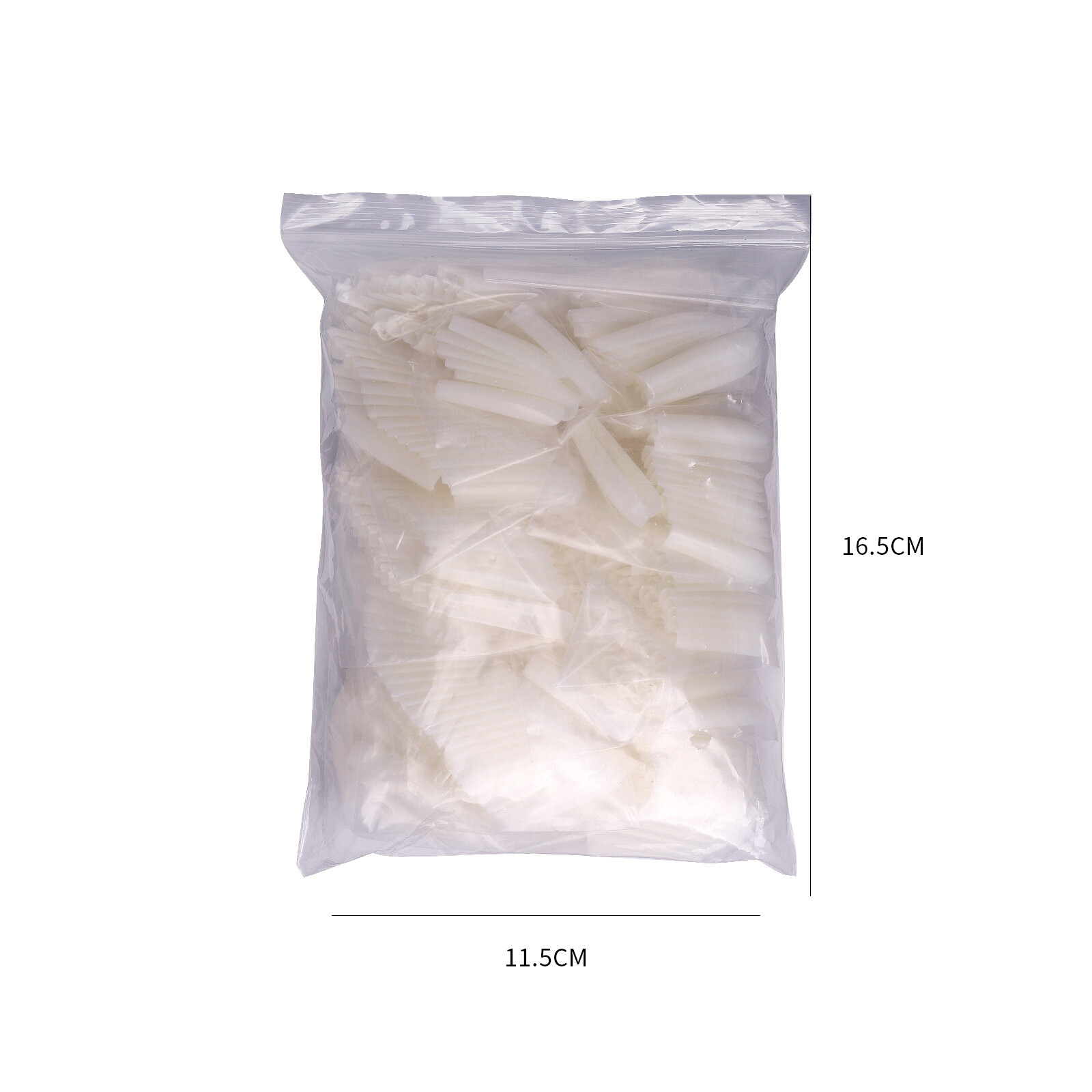 500pcs/bag Full Cover XXL Long Ballet Coffin Square Shape False Tips Nail Art