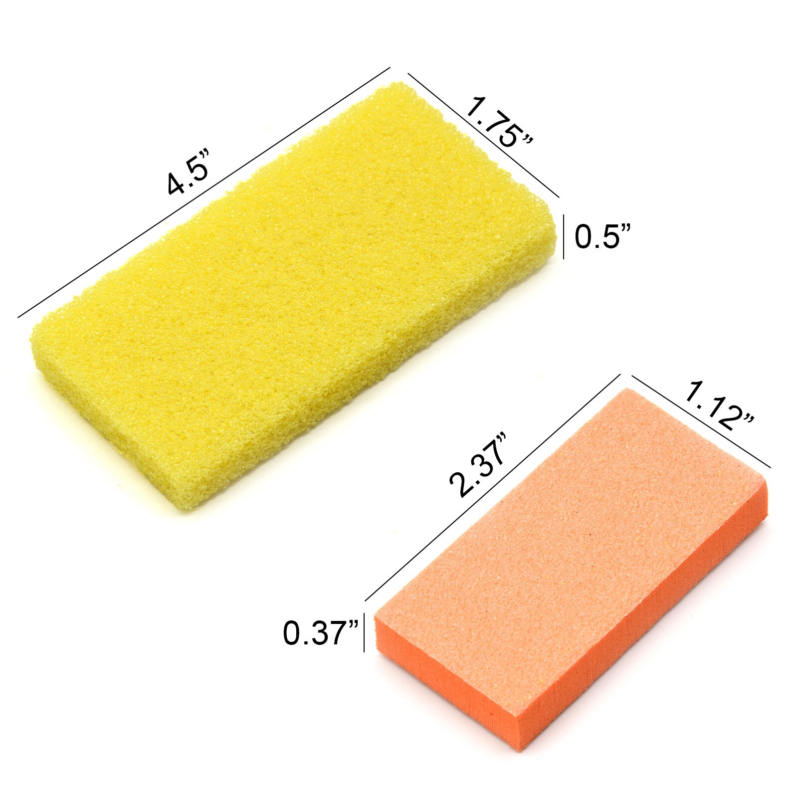 16pc Nail File Buffer Pumice Toe Separator Nail Care Kit Manicure & Pedicure