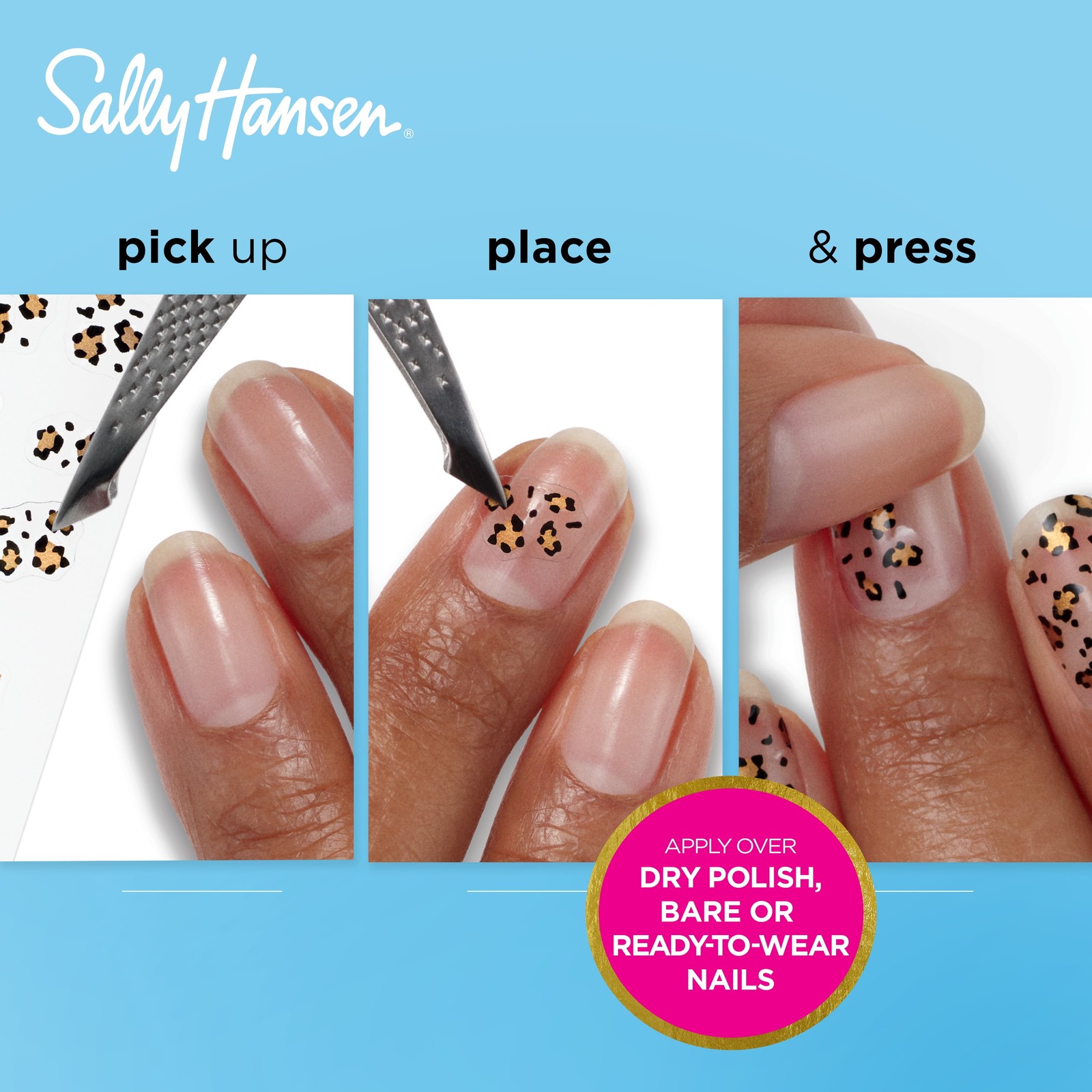 Sally Hansen Salon Effects Nail Accents | Easy to Use, No Commitment, Mix and Ma