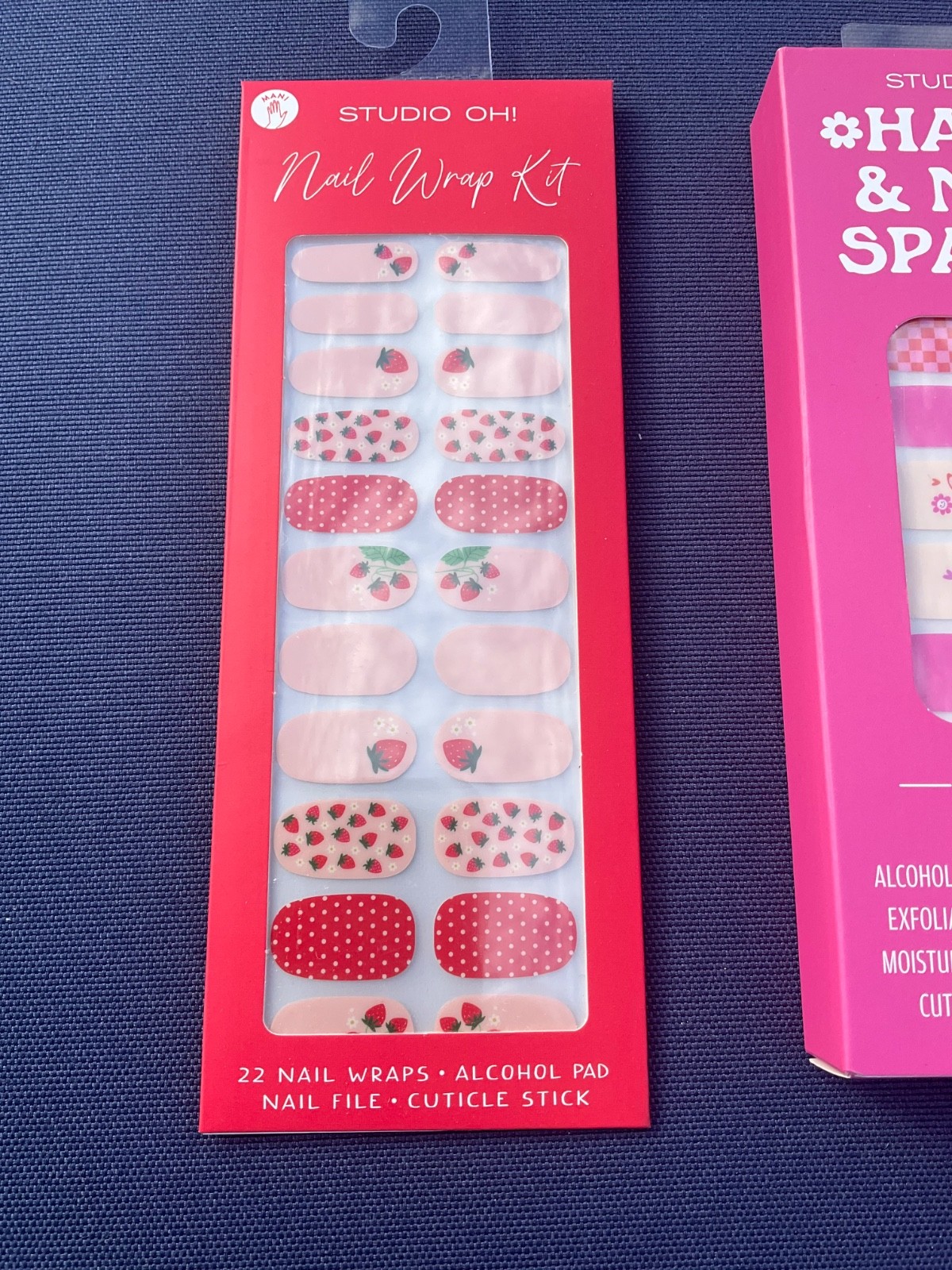 Lot of 2 Studio Oh! Colorful Rendition Nail Wrap Kits