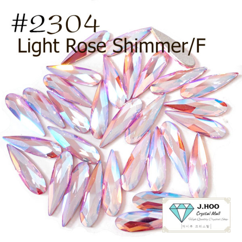 Swarovski 2304 Raindrop Flat Back 10*2.8mm(8pcs)