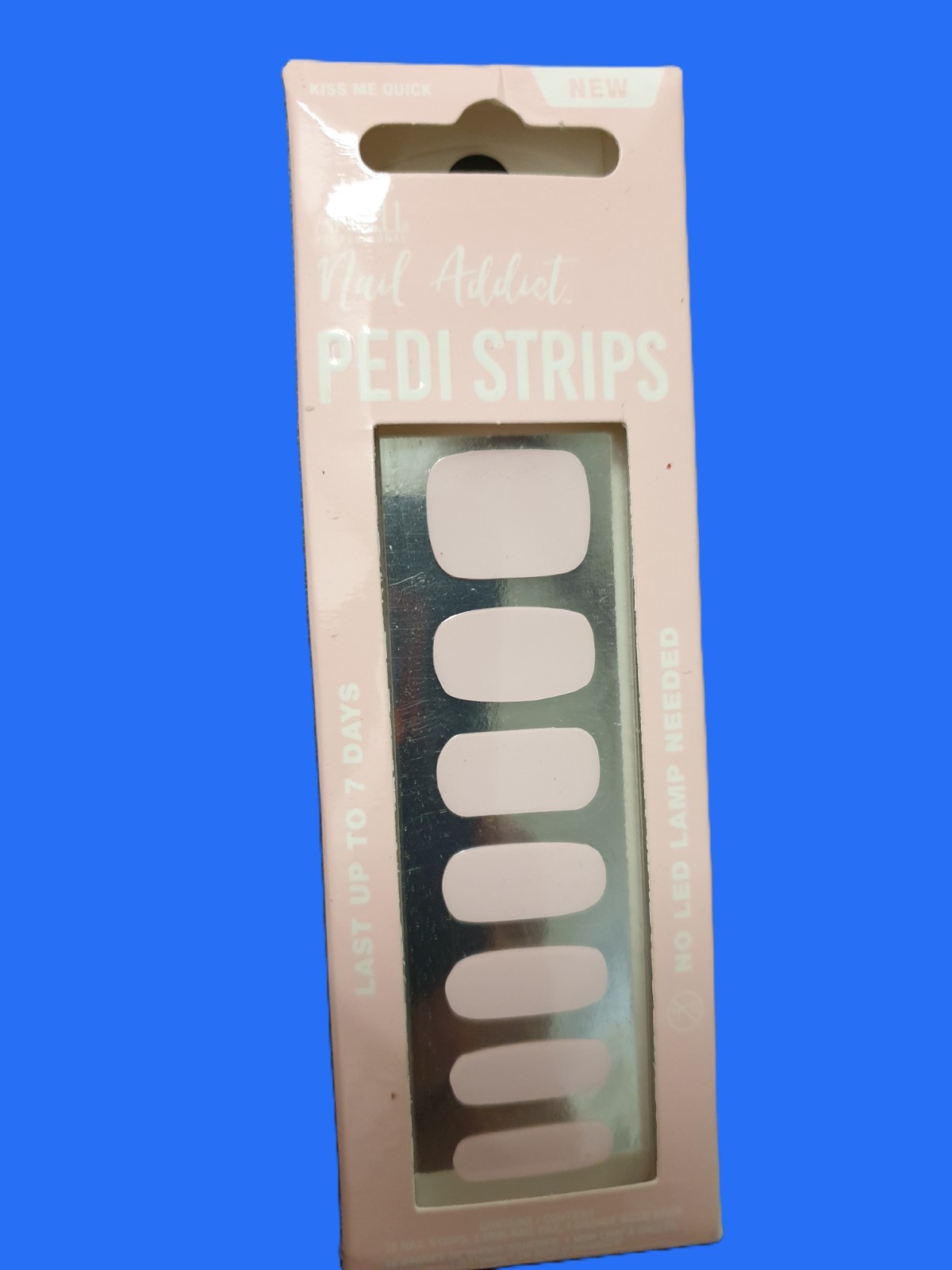 Ardell Nail Addict Pedi Strips Pink Perfection Removable Easy to Apply Wraps