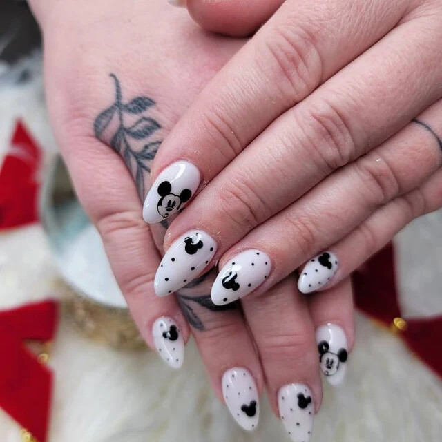 Mickey Mouse Nail Decals – Nail Art Stickers – Vinyl
