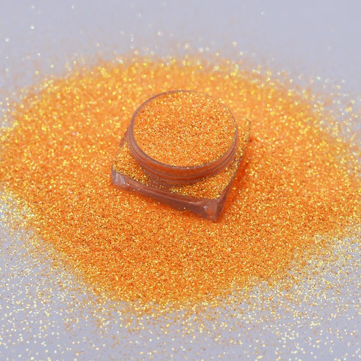 Orange Slice Loose Glitter 1/256 cut Loose Glitter Arts Crafts Nails Slime