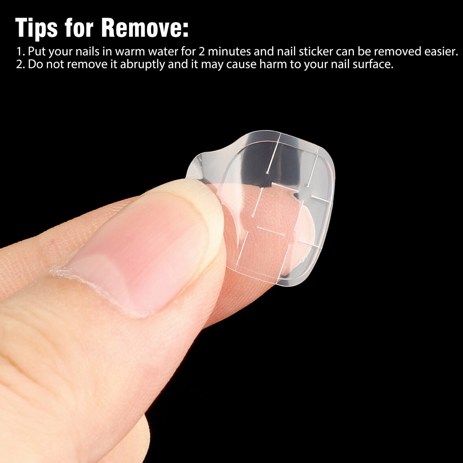 Double-Sided Nail Glue Tape Sticker Adhesive Tabs for Press on Nails Waterproof