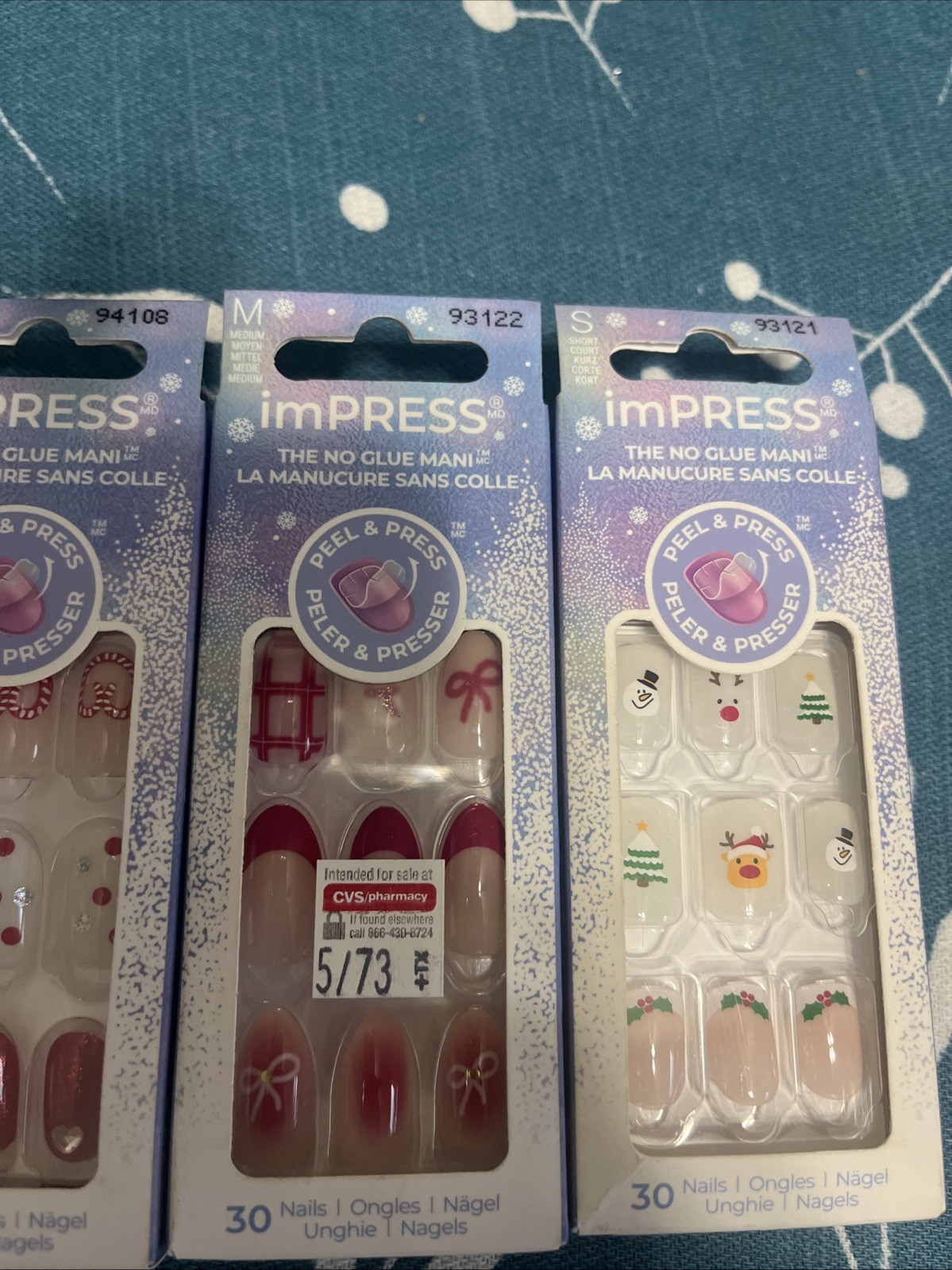 3 X Kiss Impress Holiday (1-94108 + 1-93422 + 1-93121)