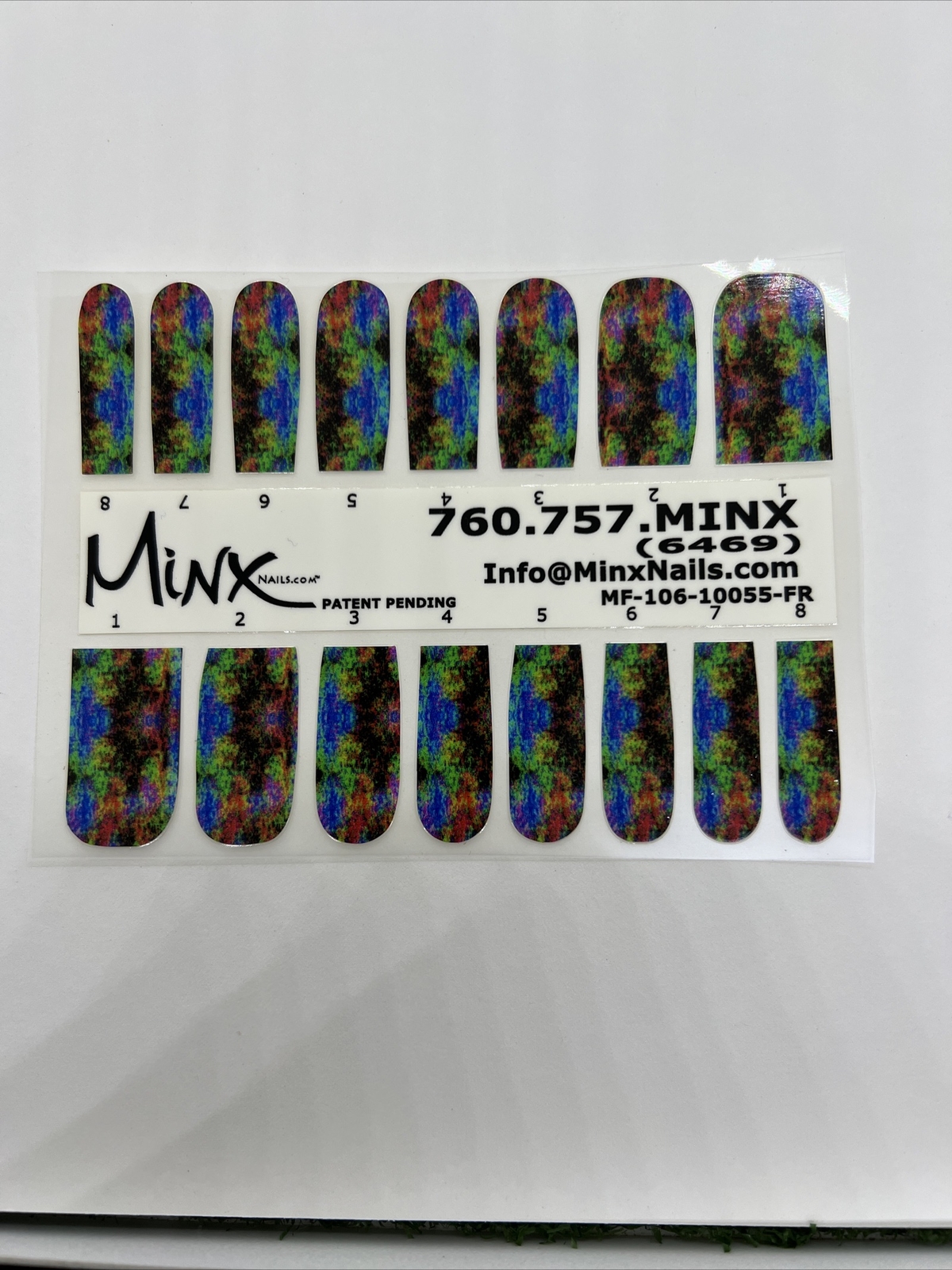 Minx Foil Nail Cover Nail Art Sticker Manicure Wraps