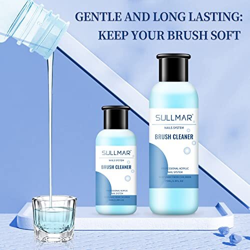 Nail Brush Cleaner 5fl.oz 150ml Nail Brush Cleaner And Conditioner Quickly