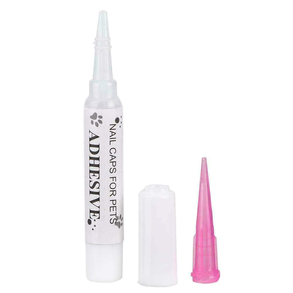 10Pcs Special Pet Nail Adhesive Glues & 15Pcs Applicator Tips for Dog