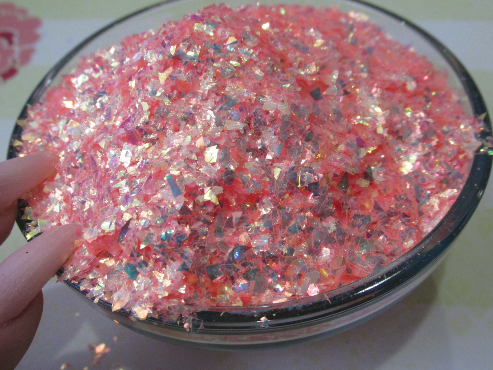 Fantasy Unicorn Dandruff glitter Mylar micro shards nail art tumblers slime