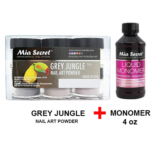 Mia Secret Monomer 4 oz with 6 Colors Set Nail Art Powder Selection (Pick Yours)