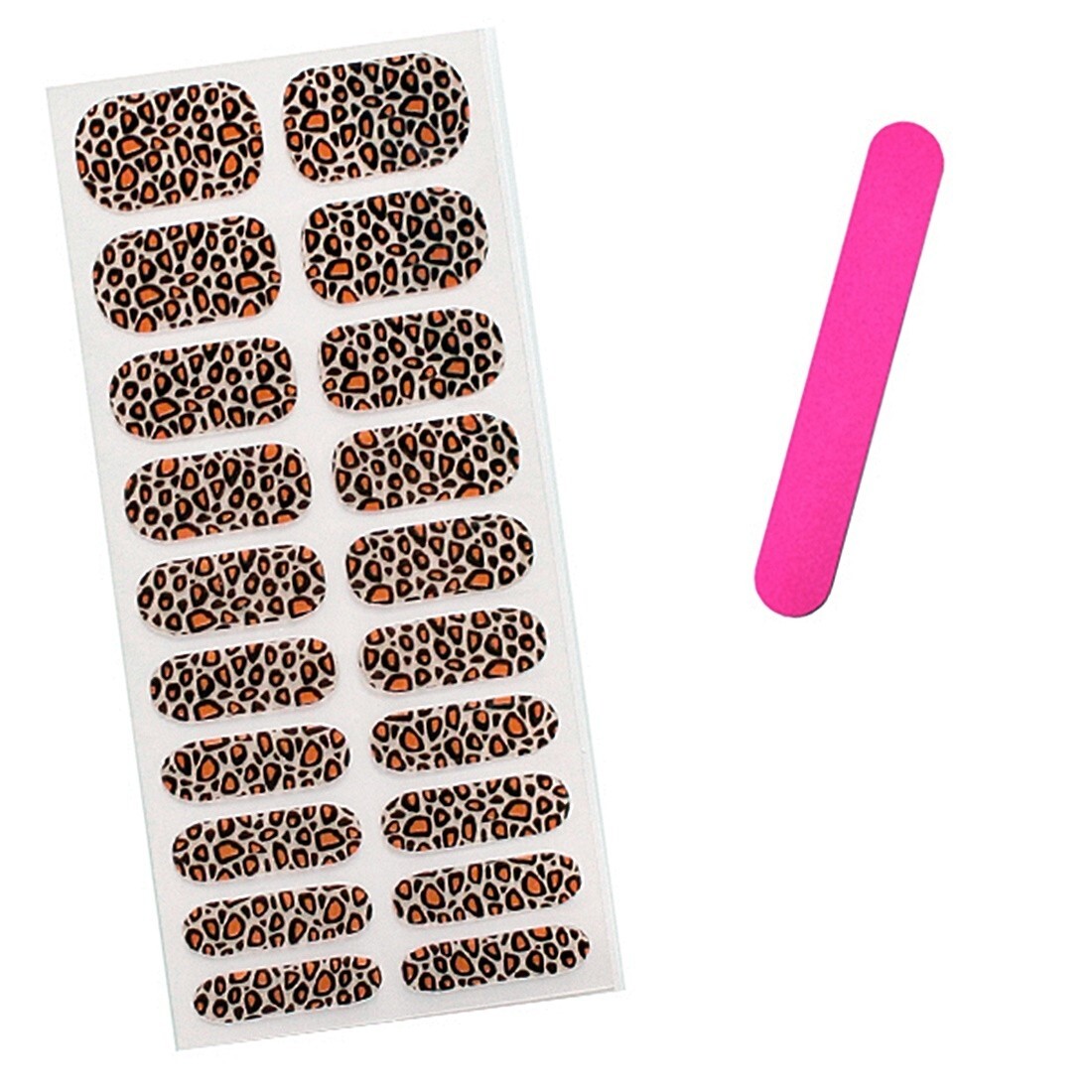 Sexy Zebra and Leopard Pattern 3D Nail Art Stickers 3pcs Korea Beauty Gift