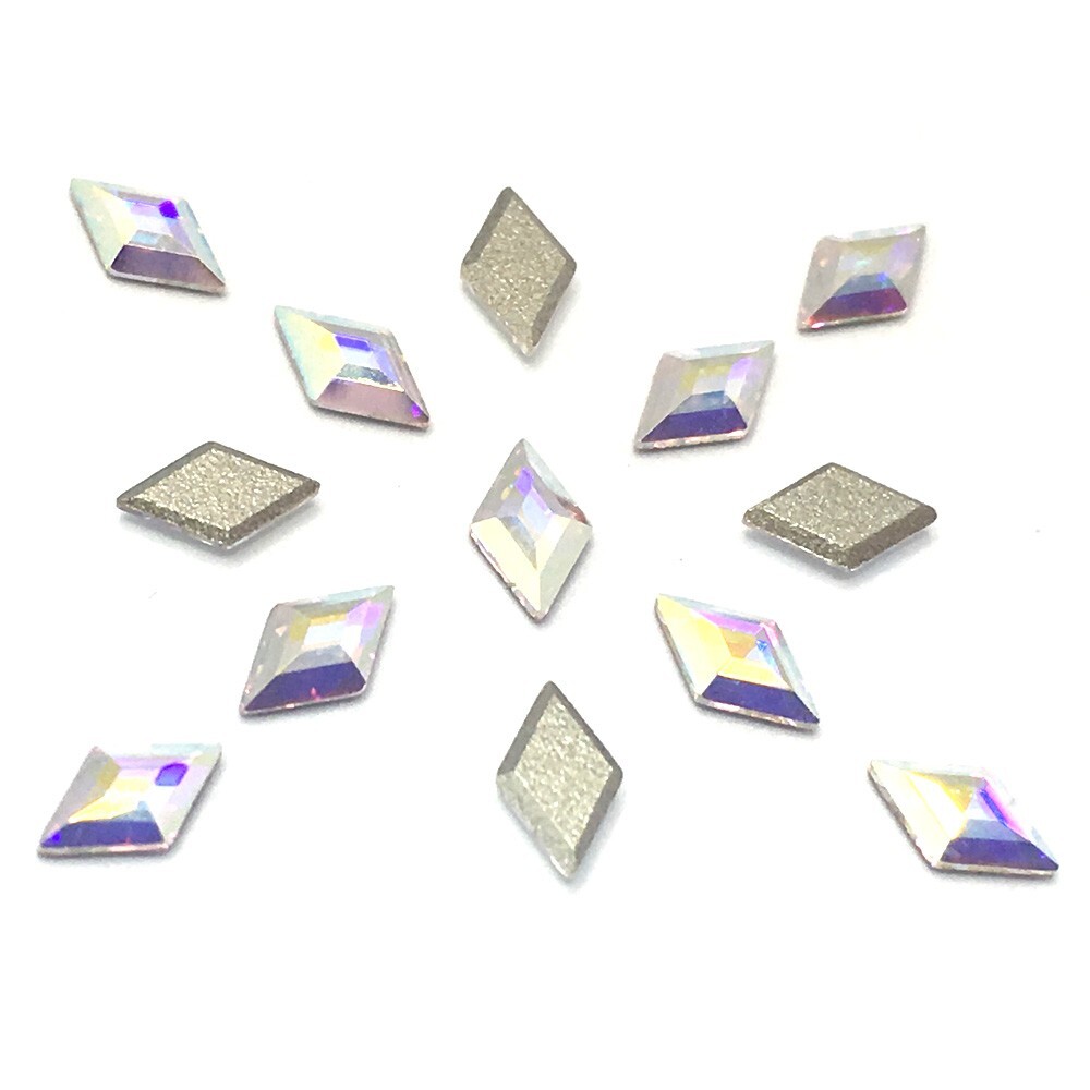 Swarovski Flatbacks No-Hotfix Rhinestones CRYSTAL AB (001 AB) “Pick Your Shape”