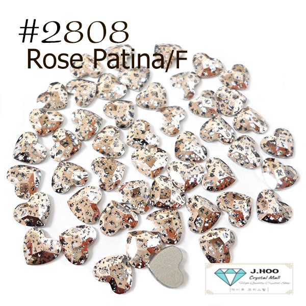 Swarovski 2808 Heart Flat Back 10mm(4pcs)
