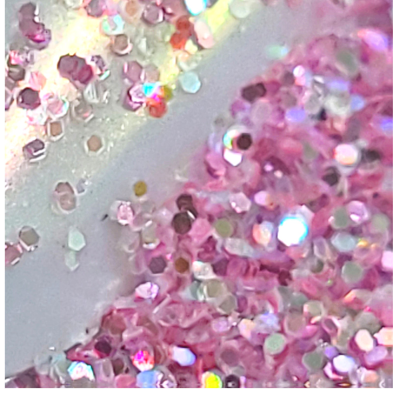 J.HOO Two Tone Hexagon Nail Glitter 0.4mm Ultra Fine Aurora 4 Colors