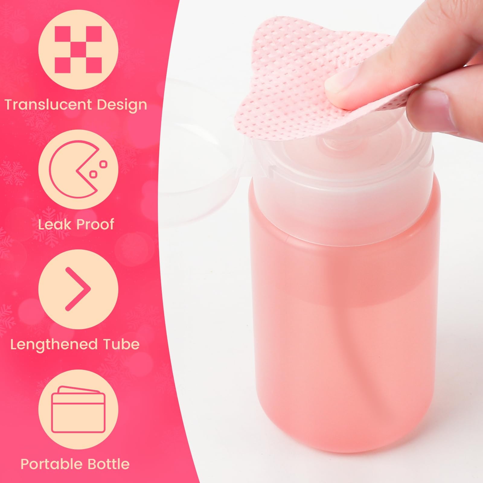 Corconess 400PCS Lint Free Nail Wipes With Dispenser – 1.97 in（Cute Wipes）