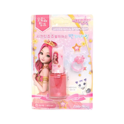 Star Goddess Ring Nail Aurora Pink