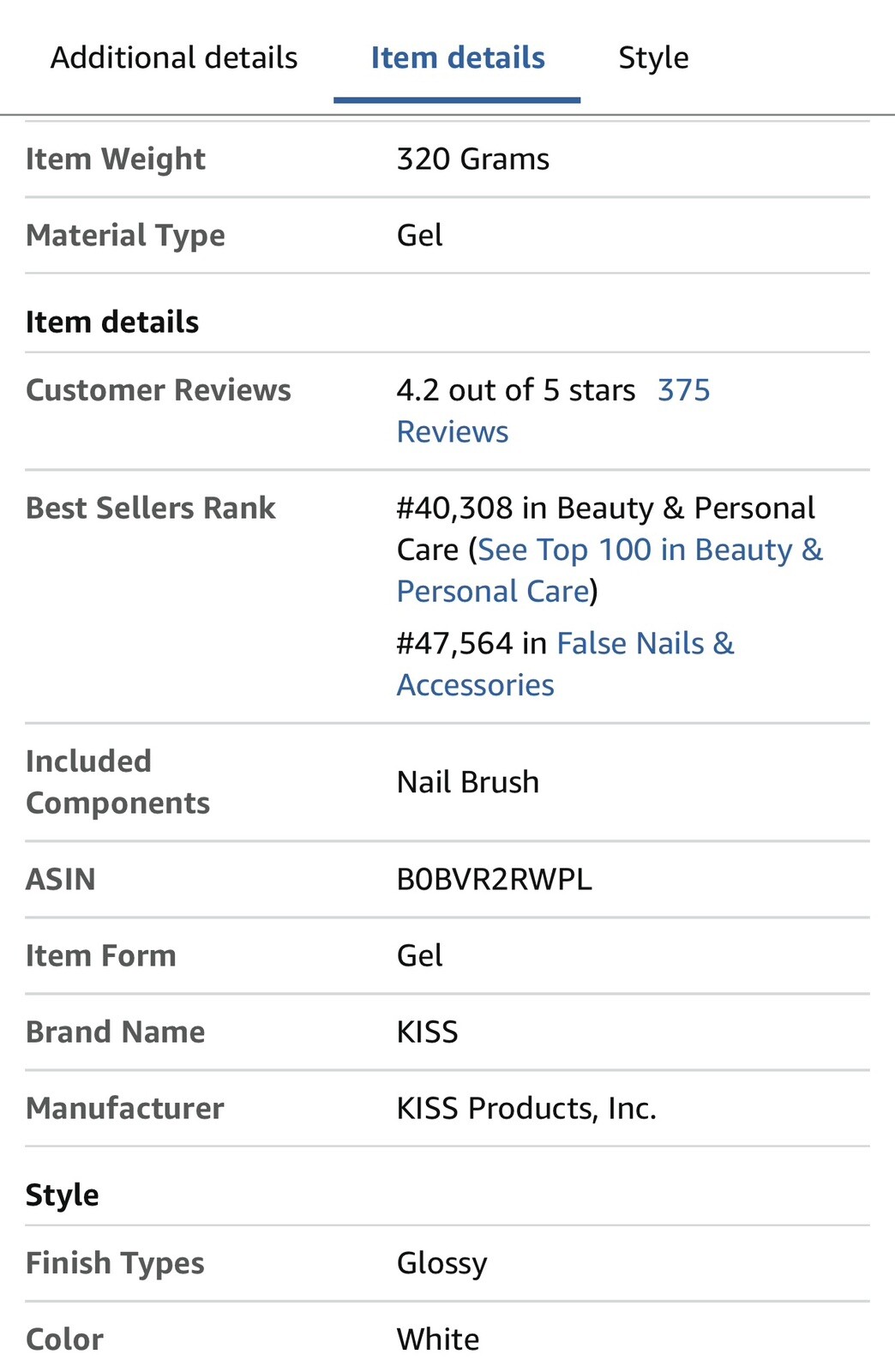 KISS Brush-On Gel Nail Kit Gel – French-Nude French & DIY Color Looks NIB