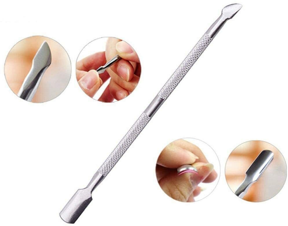 Stainless Steel Nail Cuticle Pusher Scraper Remover Manicure Pedicure Arts Tool